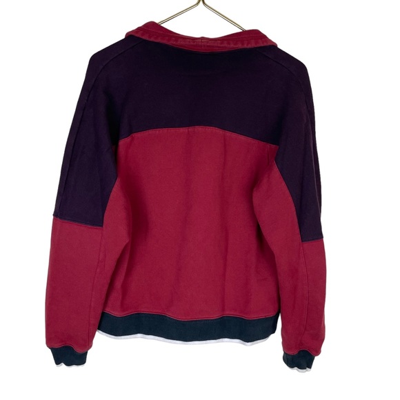 Nike Sportswear Colorblock Graphic Athletic Performance Pullover Sweatshirt - Picture 5 of 16